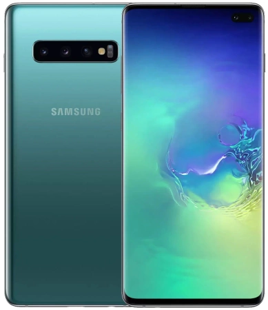 Смартфон Samsung Galaxy S10+ 8/128 ГБ, Dual nano SIM, аквамарин